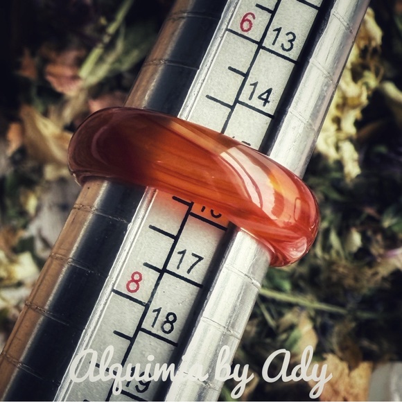 Carnelian carved ring band - Picture 2 of 2